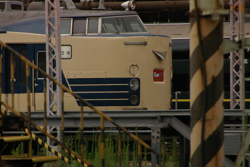 JRE 583series in Miyahara yard,Osaka,Osaka,Japan 2009/8/15