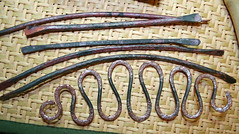 copper wire after hammering