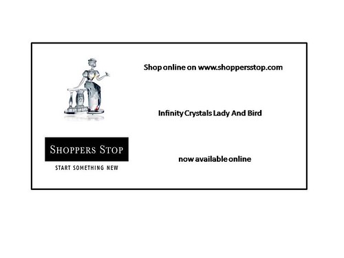  Great Offers at Shoppers Stop - Infinity Crystals Lady and Bird 