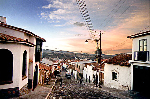 Sucre Bolivia Subida a la Recoleta 1997 Anal gica