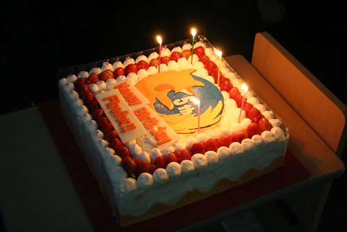 5 Years of Firefox Cake at the Firefox Developer Day in Tokyo, Japan