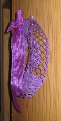 doily wreath side view
