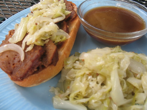 French Dip & Cabbage