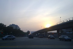 Sunrise on the MRT track