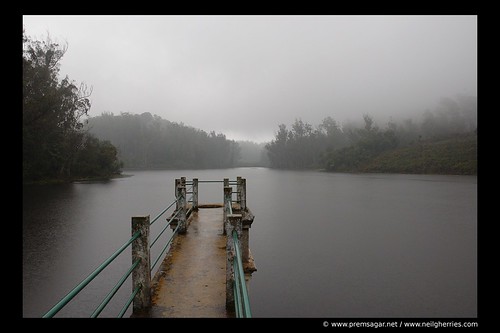 Marlimund lake in rain (Ooty, Nilgiris)