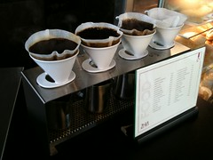 Four-cone pour-over station