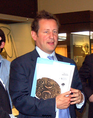 Ed Vaizey with his report copy