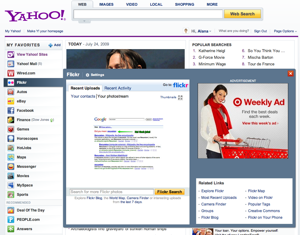 The New Yahoo! Homepage