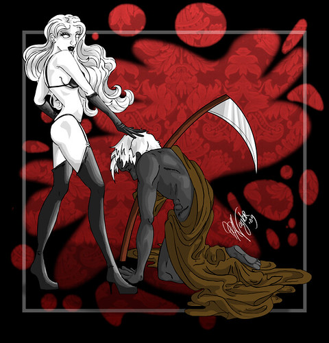 lady death and the grim reaper 700