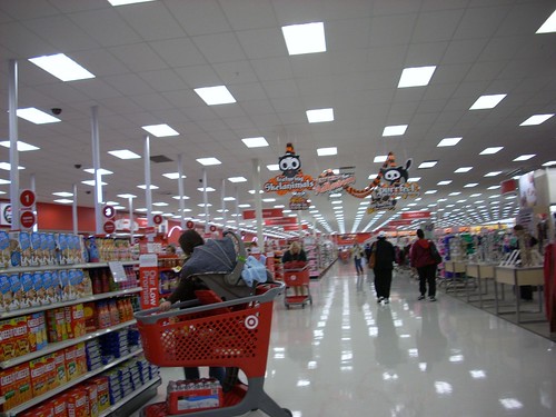 target store interior. Target interior