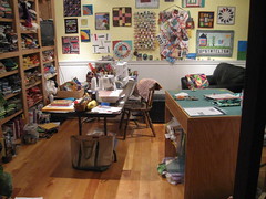 clean sewing room!