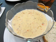 wild thyme gourmet - corn & crab soup