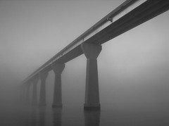 Foggy Solomons Island Bridge 5