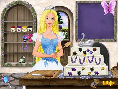 help barbie bake her wedding cake, if you want to die of boredom