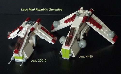 Star Wars Republic Gunship. Star Wars Lego mini Republic