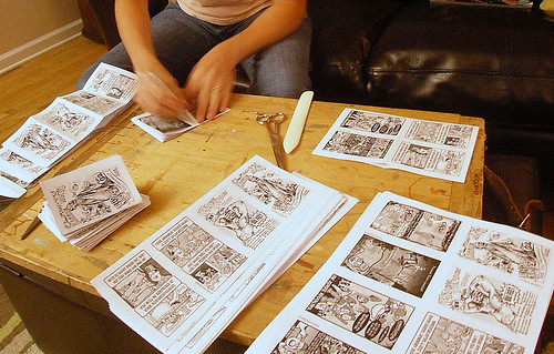CLAW Zine issue no. 002 folding party