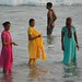 Baignade en sari - Puri