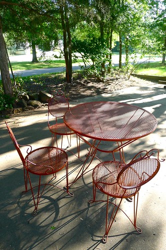 Bistro Set from Side