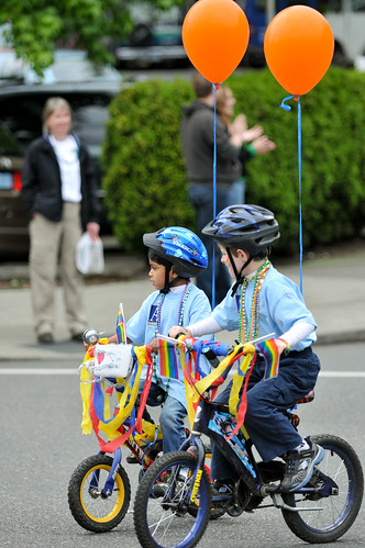 Bikes in the Pride Parade-10-10
