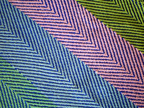 Handwoven Placemat, Twill Weave (2)