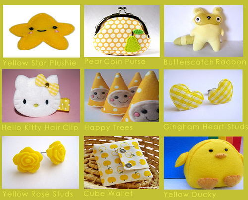 Etsy Finds: Kawaii Cute Yellow