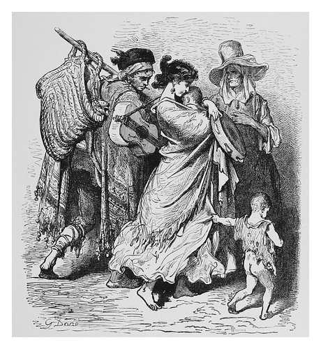 025-Familia de musicos ambulantes-Spain (1881)- Doré Gustave