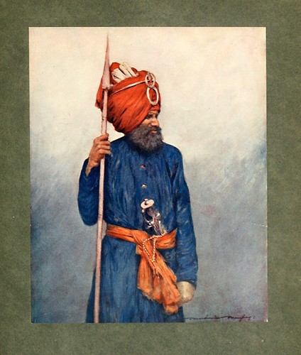003-Lancero de Jind-The people of India 1910