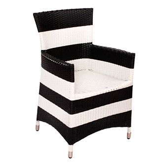 the estate of things chooses striped armchair