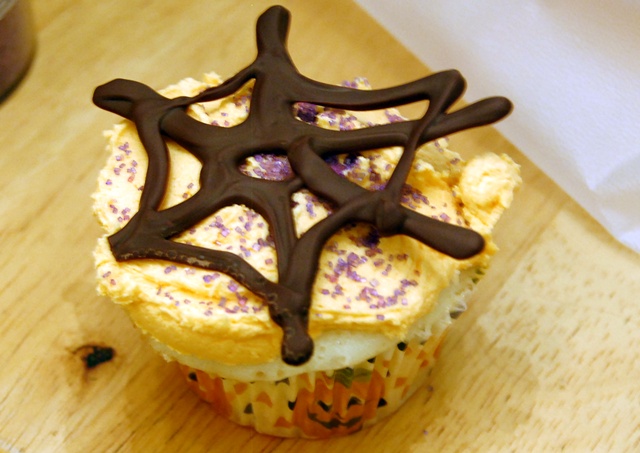 Spider Web Cupcake