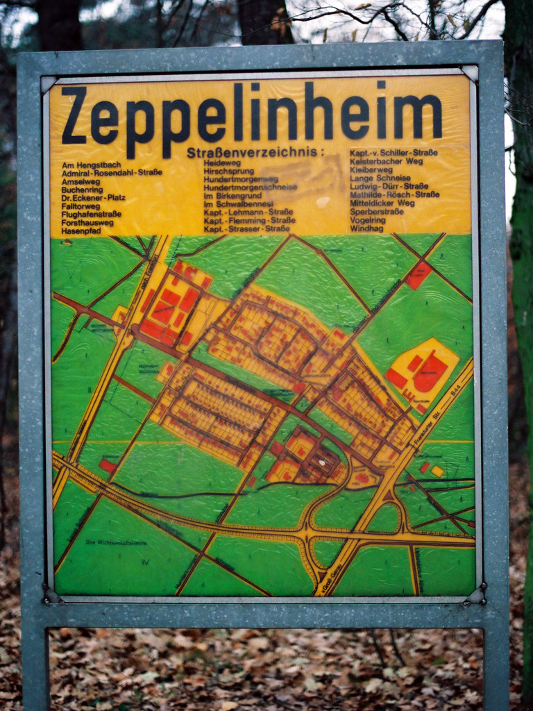 Zeppelinheim Map 1989