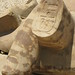 Temple of Karnak, southern precinct, stone blocks awaiting reinstallation (4) by Prof. Mortel