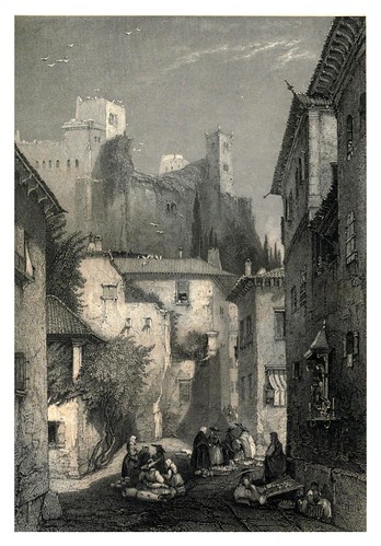 038-Calle de la Misericordia en Leiria-The tourist in Portugal 1839- James Holland