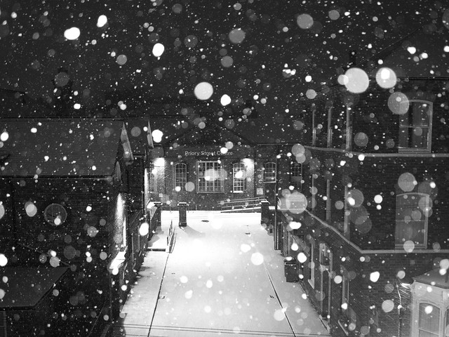 Snow in York, winter 2009.