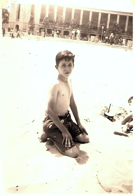 Joseph at the beach, c. 1935