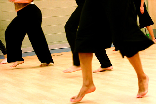 Bare feet yoga pants Dance Rehearsal 7-19-09  12