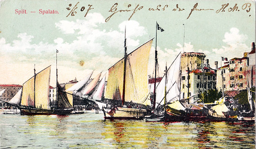 Split harbor in 1907