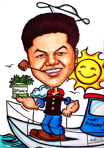 Caricature for Agility Logistics - Popeye