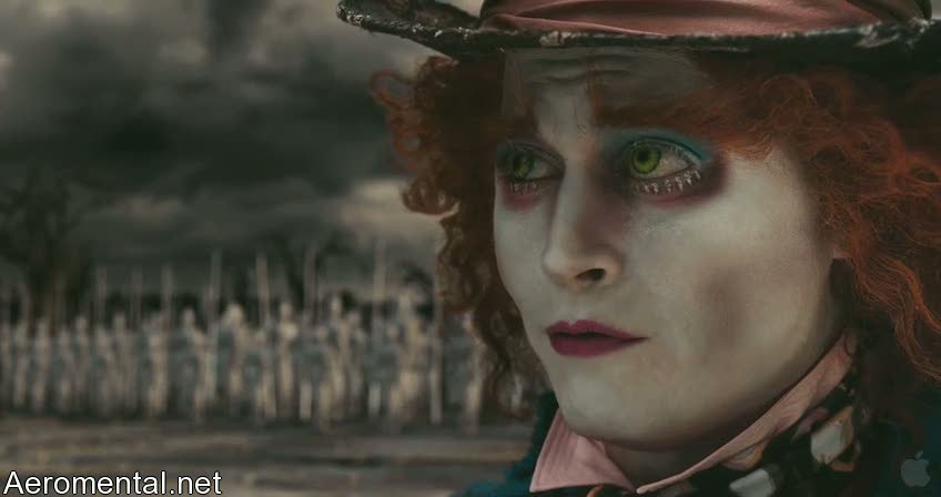 Alice in Wonderland mad hatter face