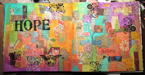 Hope :: Art Journal Page