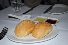 Warm Sourdough Bread Rolls with sea salt, olive oil, Seville Vincotto - Majors Lane AUD4 each