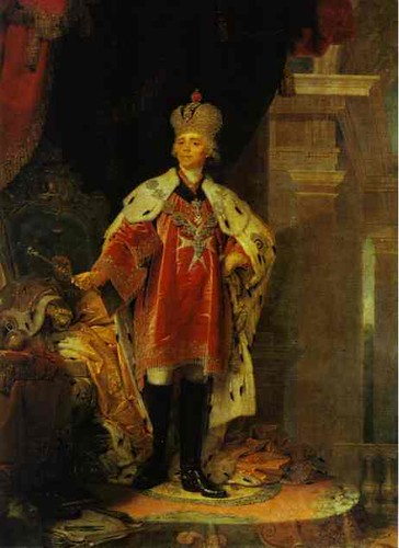 Borovikovsky, Vladmir (1757-1825) - 1800 Portrait of Paul I, Emperor of Russia (Russian Museum)