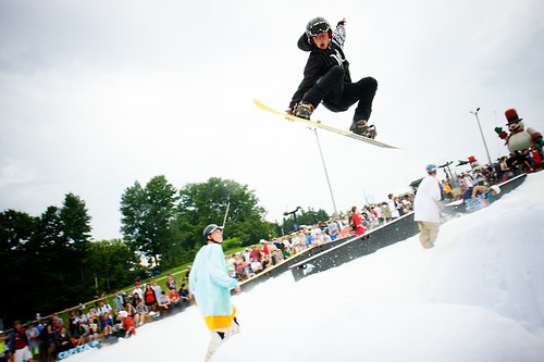 Snowboarder at Chill On The Hill at Chill On The Hill