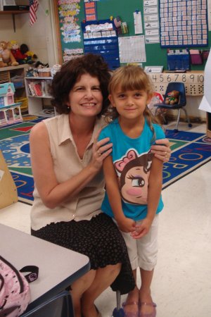 Karli & her Kindergarten teacher