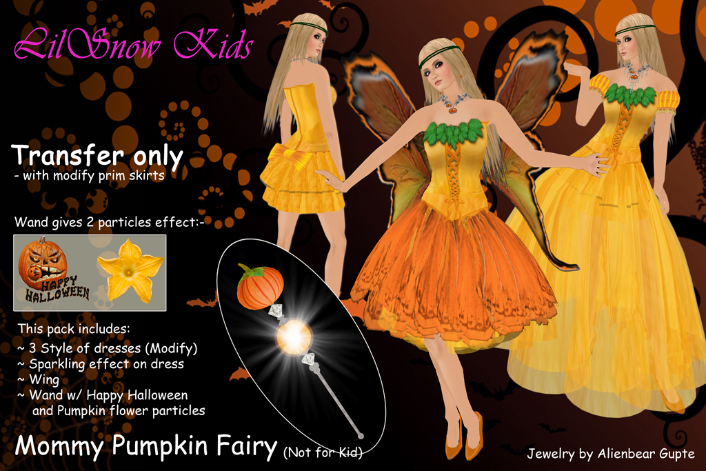 pumpkin Mommy fairy poster