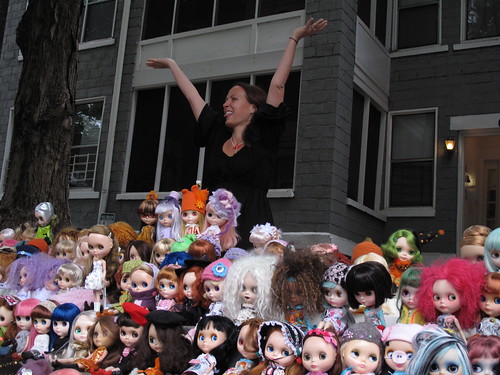 Gina and all the dolls!
