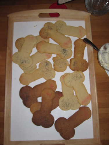 Penis cookies from the bistro