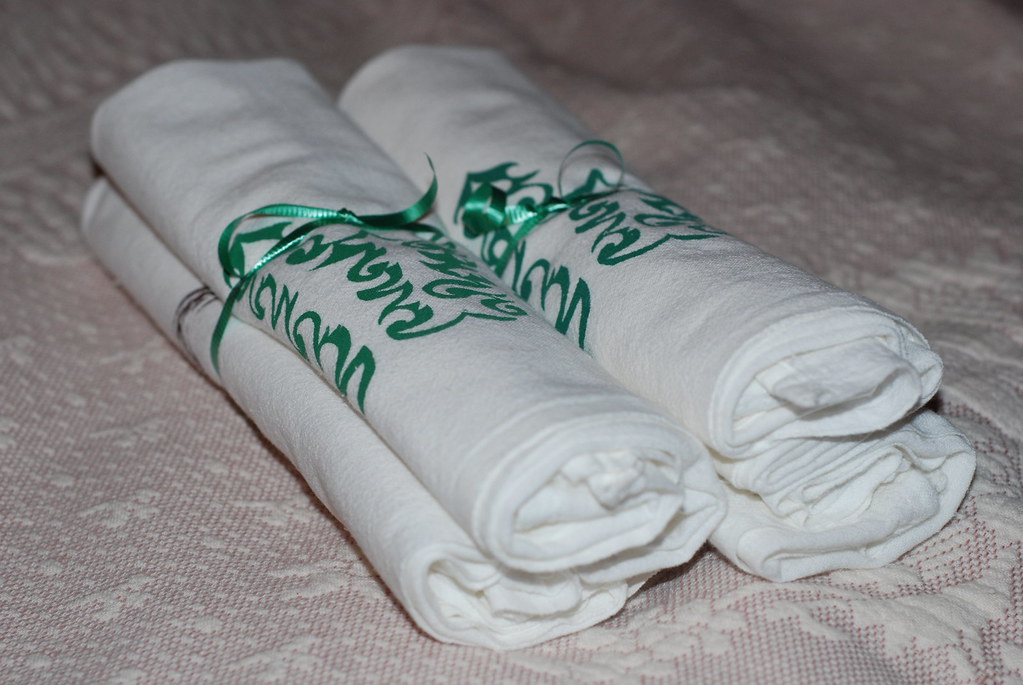 Towels ready to be gifted