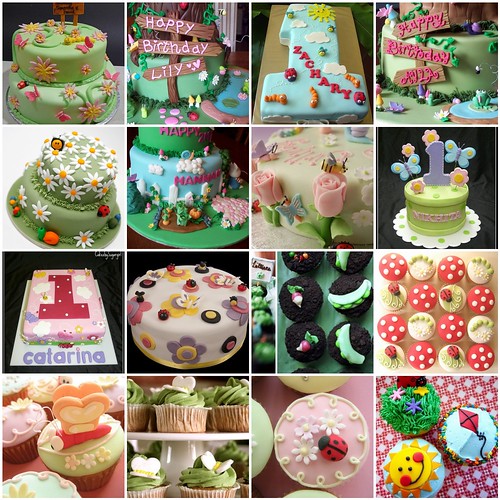 2nd Birthday Cake Ideas For Girls. Rose Garden irthday cake