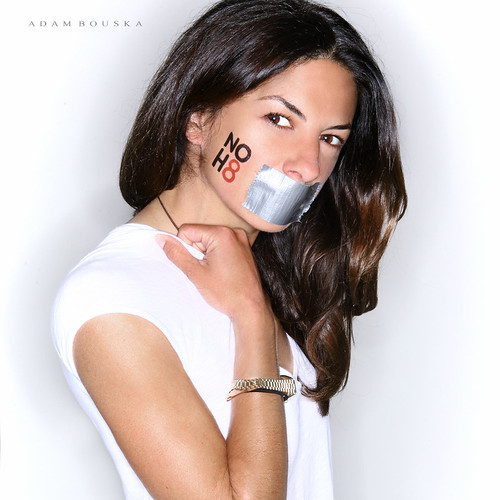 The NOH8 Campaign is a photo project silent protest created in direct