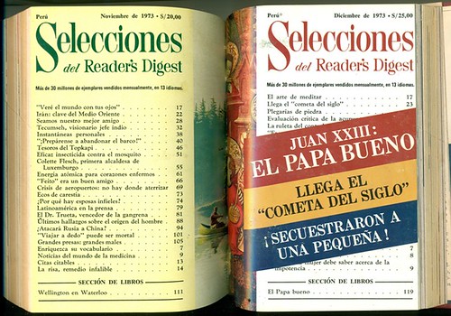 Revista Selecciones del Reader's Digest 1973